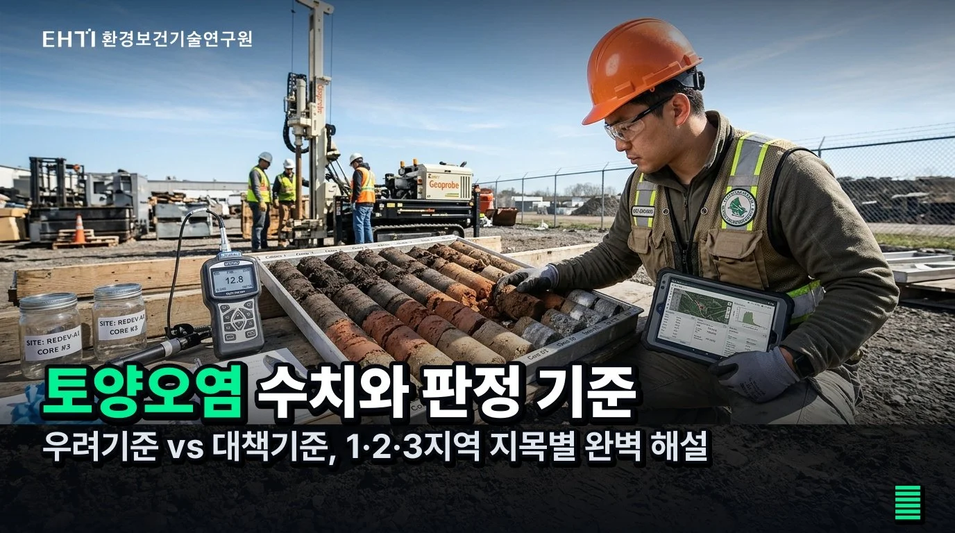 토양오염 판정 가이드: 측정 수치부터 조사·대응까지
