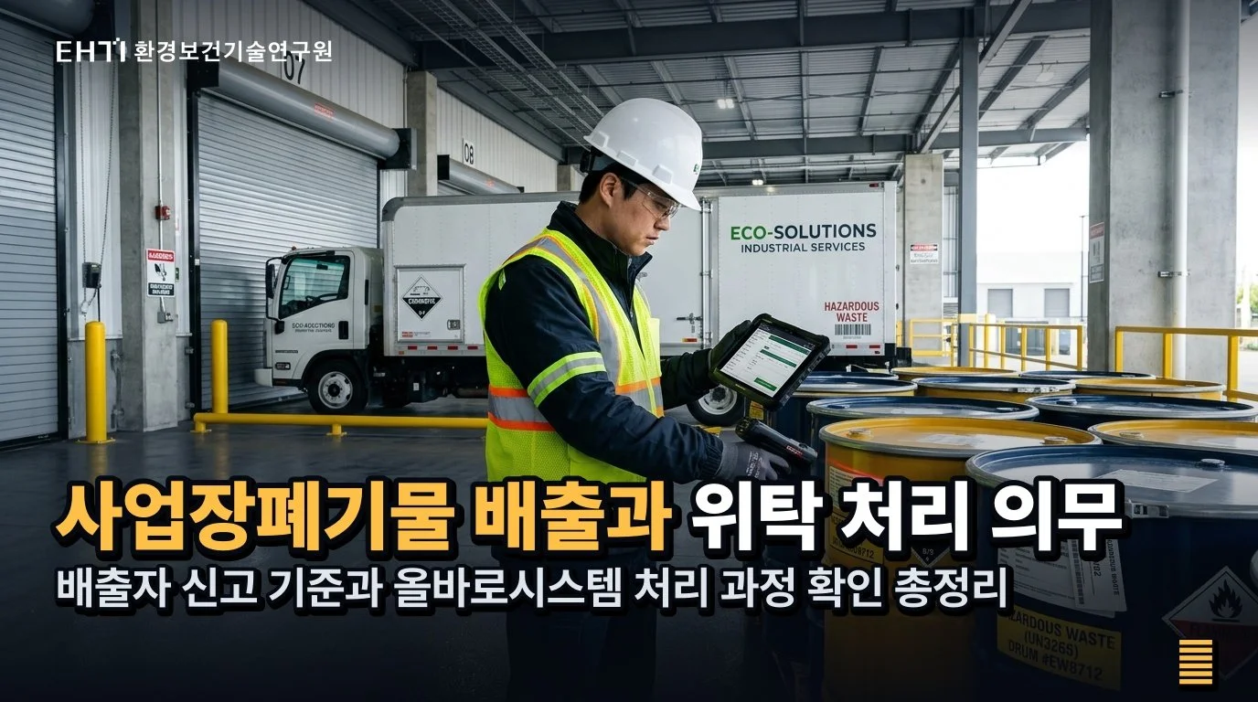 폐기물관리법 핵심 정리 — 적용 대상과 의무